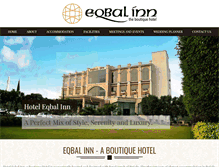 Tablet Screenshot of hoteleqbal.com